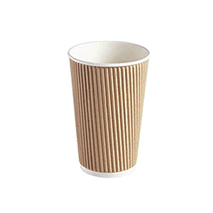 Ripple Kraft Paper Cup 16oz