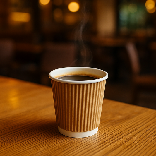 Ripple Kraft Paper Cup 16oz